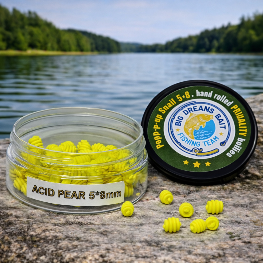 Pop-Up Snail 5×8mm Acid Pear