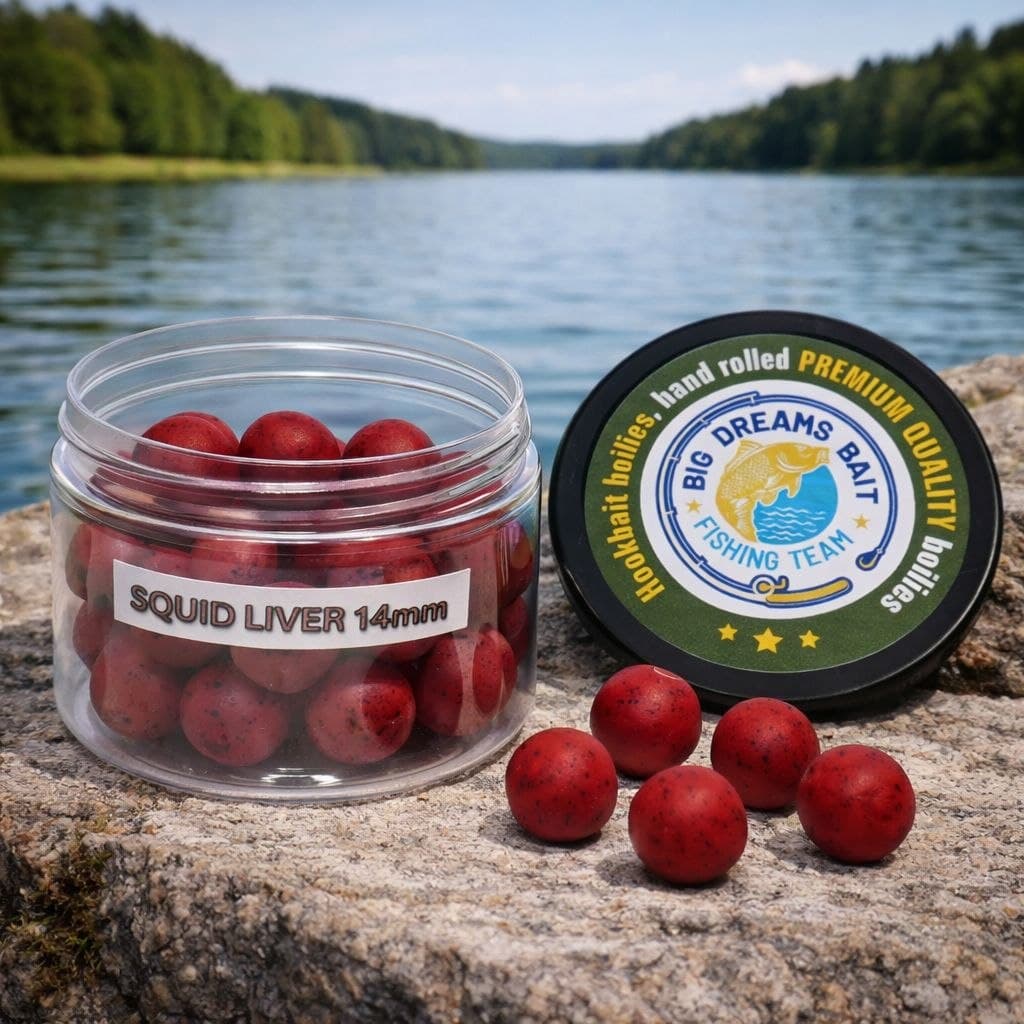 Hookbait boilies Squid Liver 14mm
