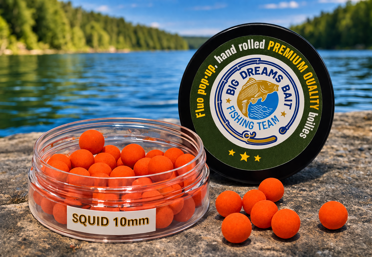 Fluo Pop-Up Squid 10mm