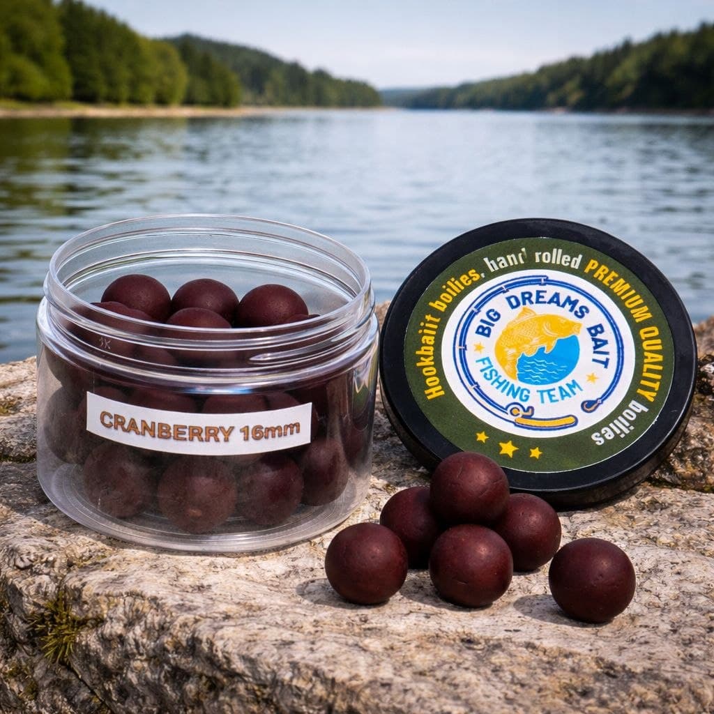 Hookbaits Boilies 16mm Cranberry